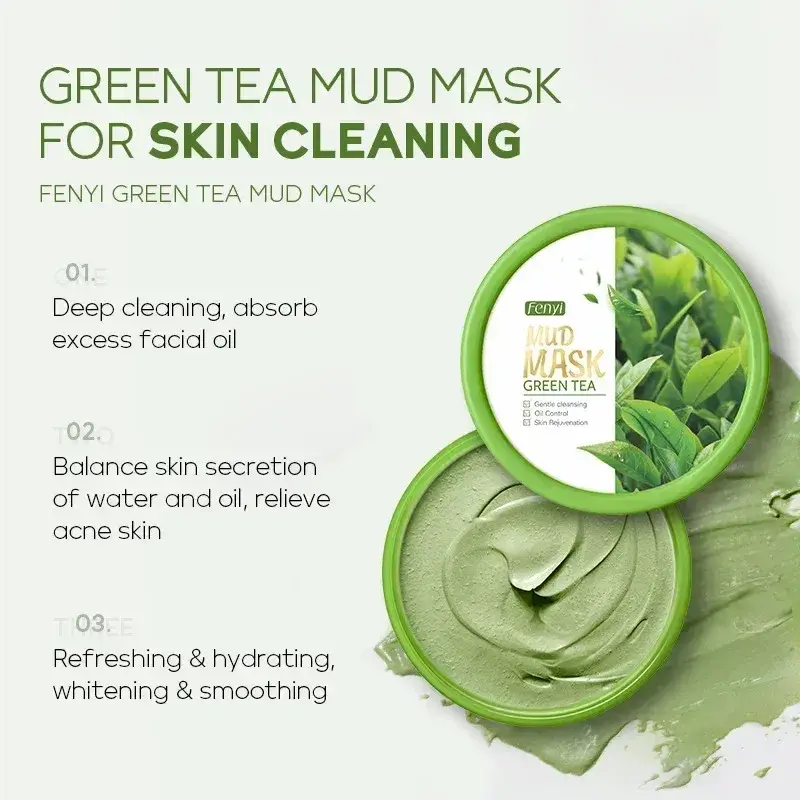 Fenyi Green Tea Mud Mask (100g) — 3