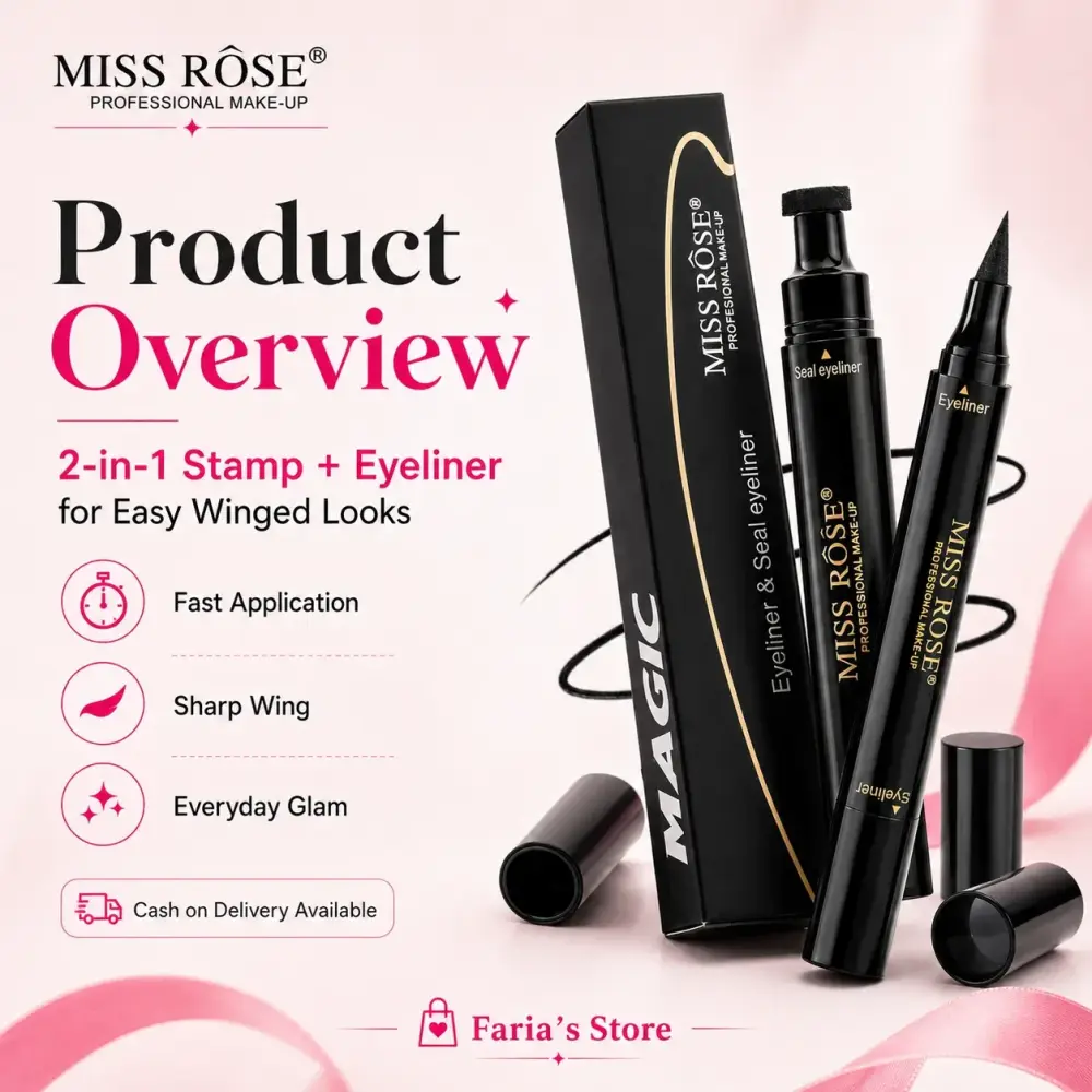 Miss Rose Magic 2-in-1 Winged Eyeliner Stamp — 5