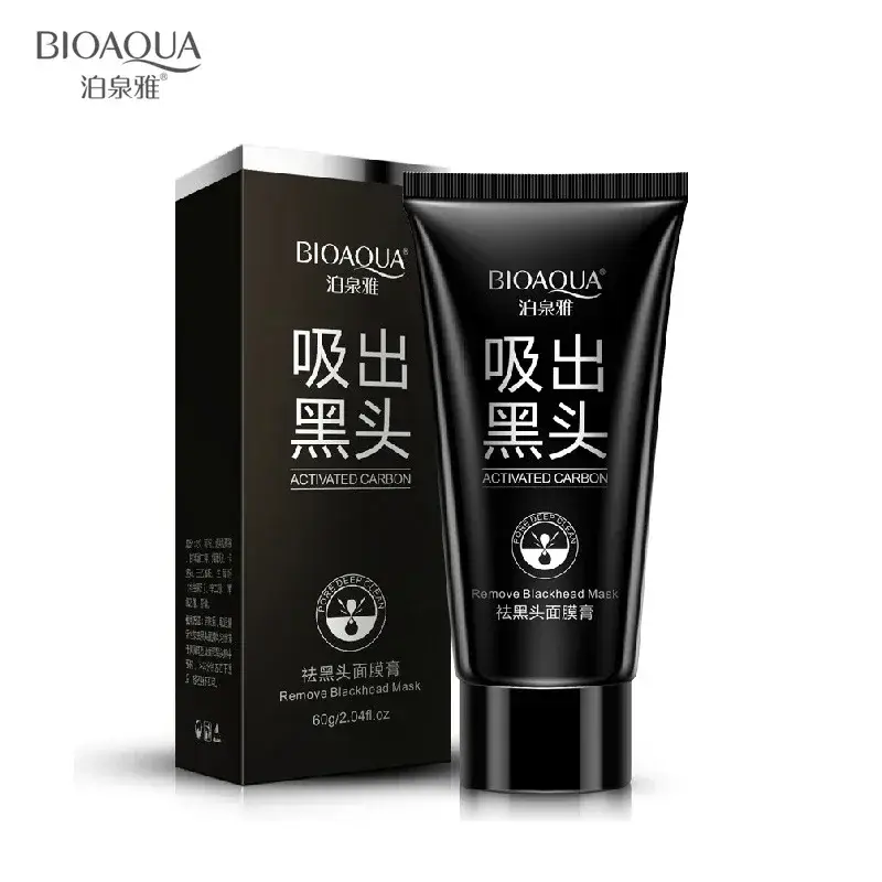 BIOAQUA Activated Carbon Blackhead Removal Peel-Off Mask — 2