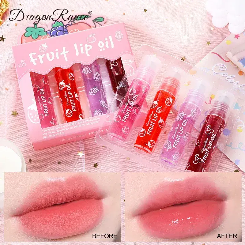DragonRanee Fruit Lip Oil Set (4 Pcs) — 2