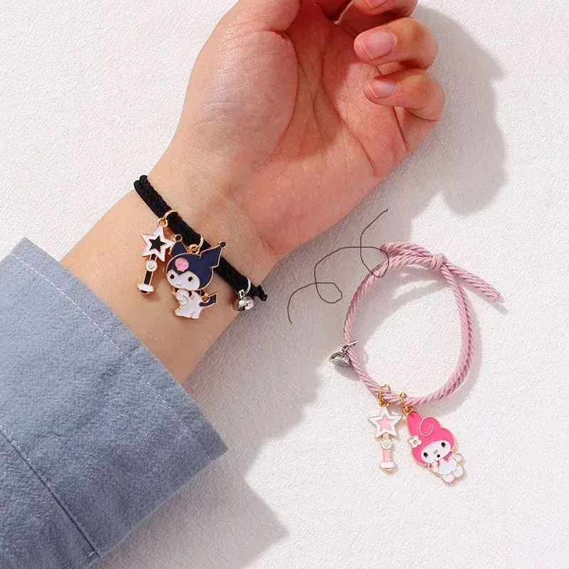 Kuromi & My Melody Magnetic Matching Bracelet (2 Pcs Set) — 2