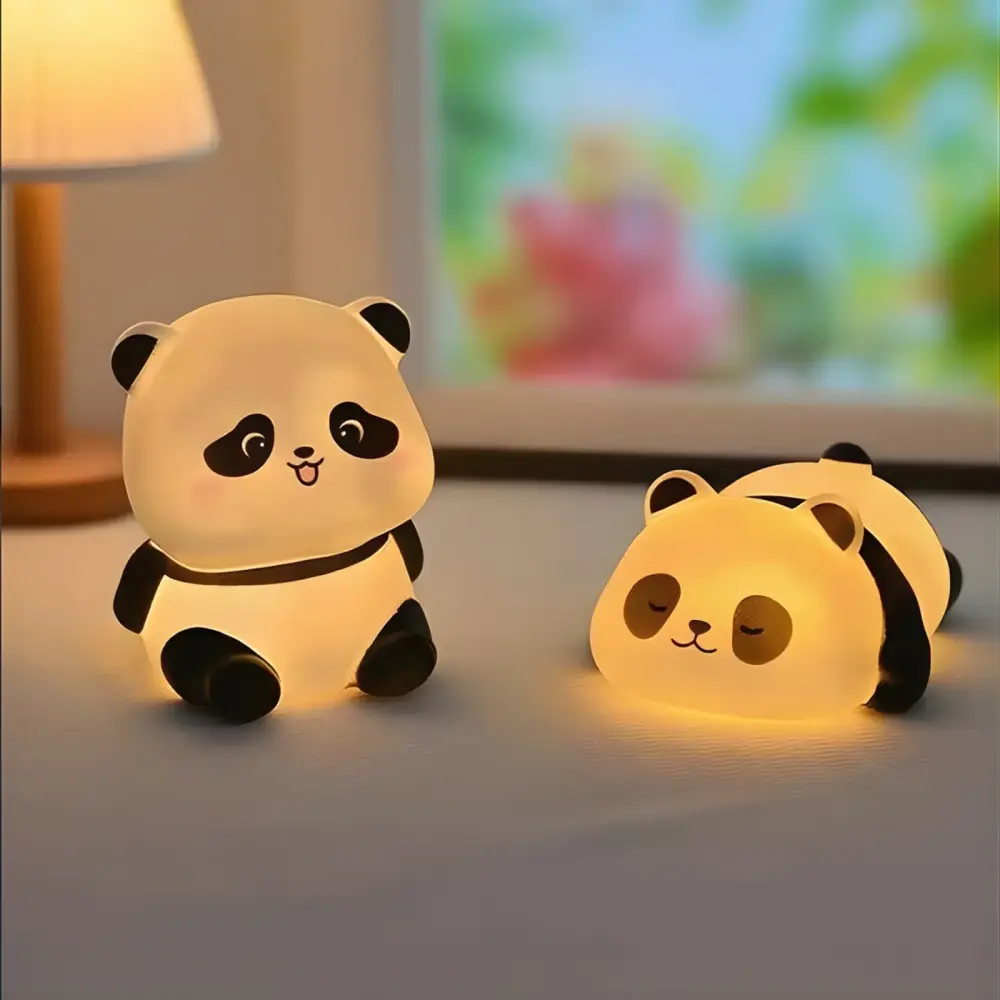Cute Panda LED Night Light for Room & Desk Decor (1 Pcs)