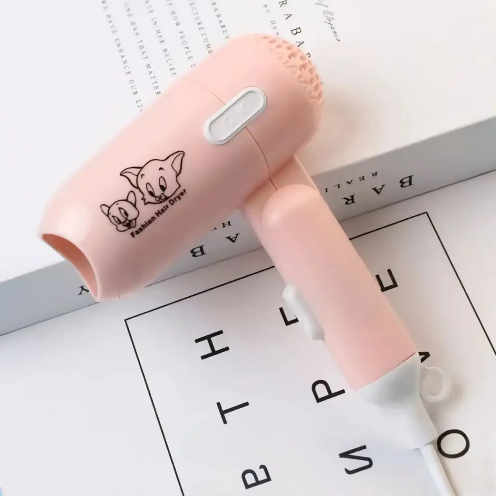 Cute Cartoon Foldable Mini Hair Dryer — 2