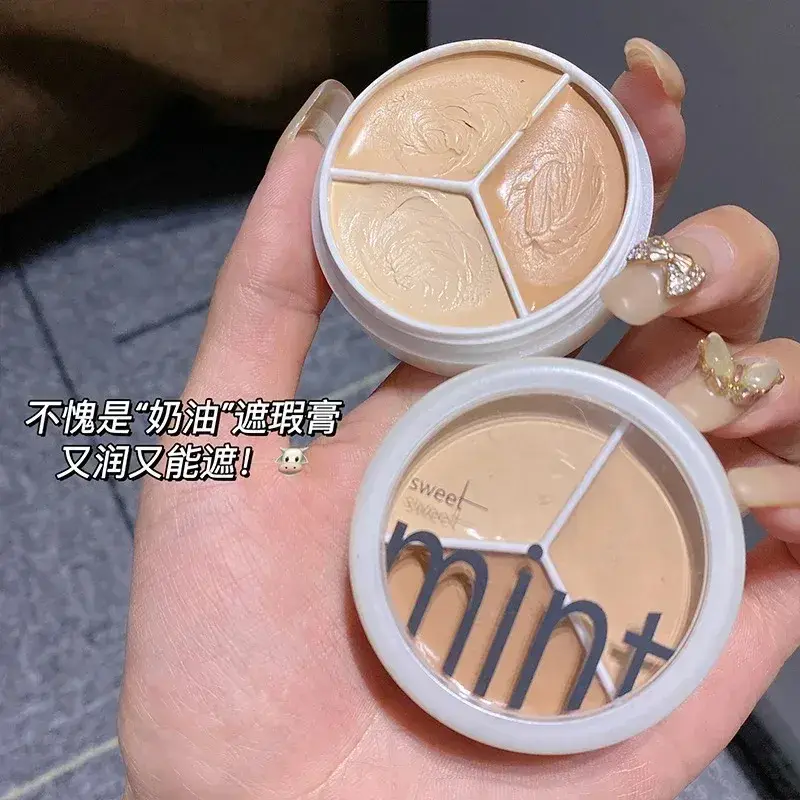 Sweet Mint Tri-Color Cream Concealer Palette