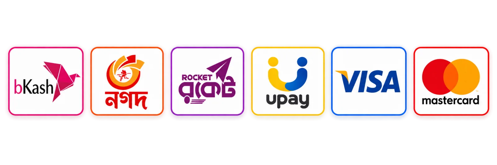 Accepted payment methods