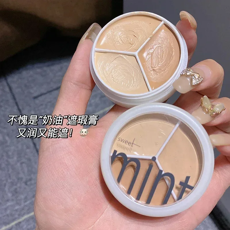 Sweet Mint Tri-Color Cream Concealer Palette